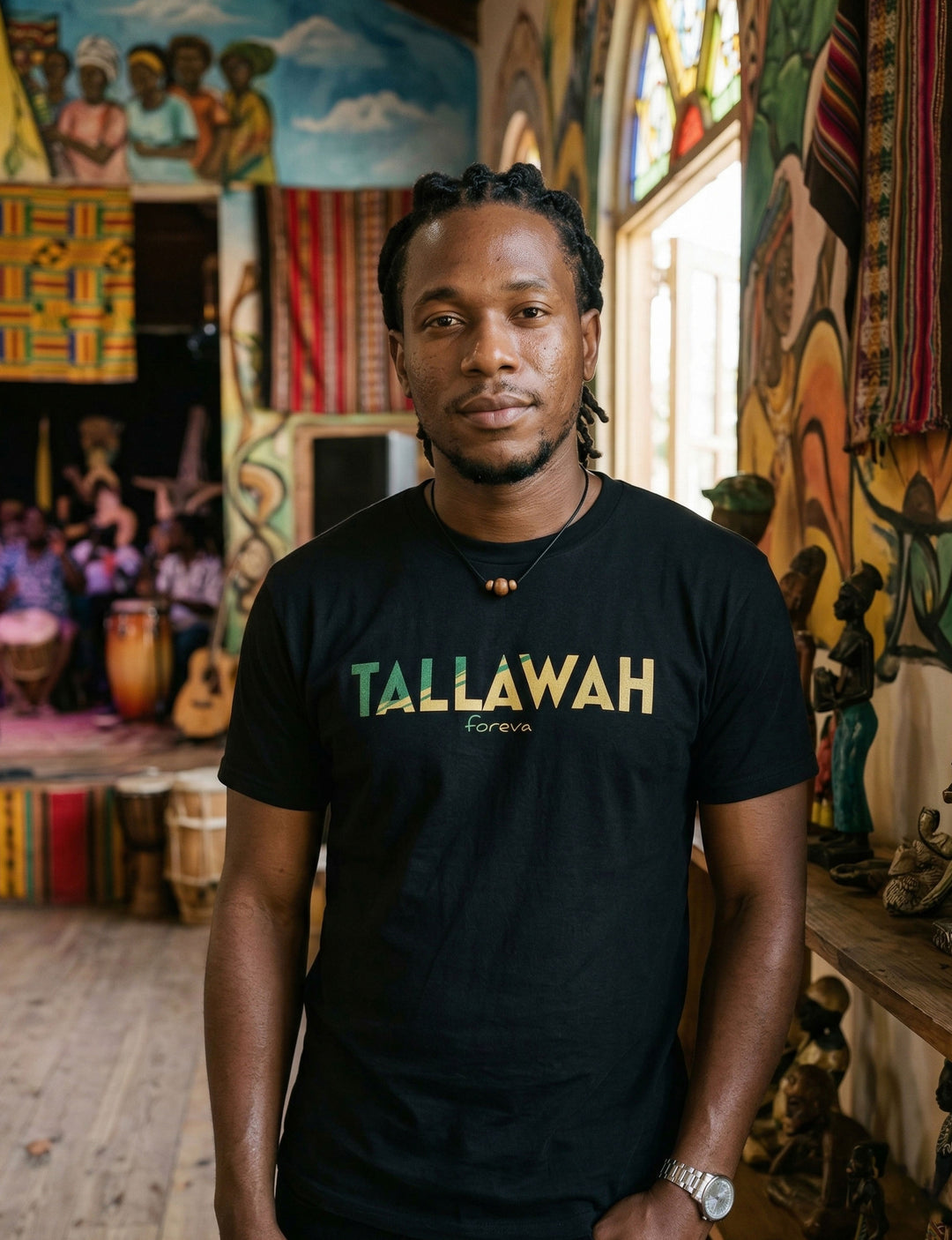 TALLAWAH BLACK TEE